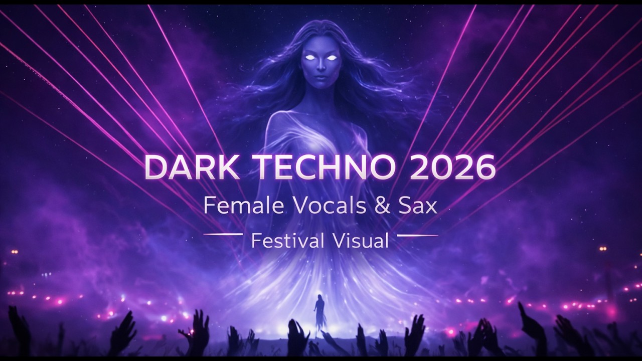 Dark Techno Mix 2026 | Female Vocals & Sax | Festival Visual | Vol. 1