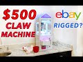 500 mini claw machine unboxing setup review commercialgrade  menu walkthru