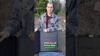 Hybrid Solar Power: Battery &amp; Generator for Reliability #shorts