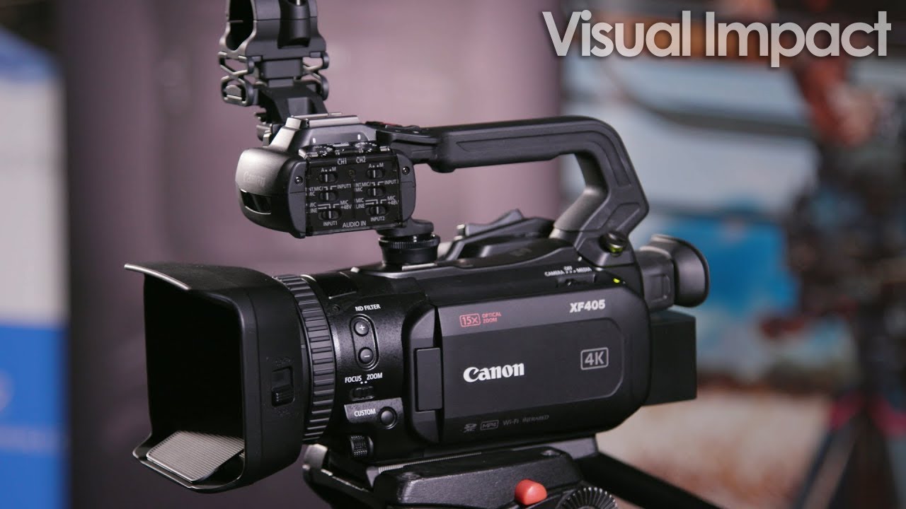 Canon XF405 Quick Hands-on Demo - YouTube