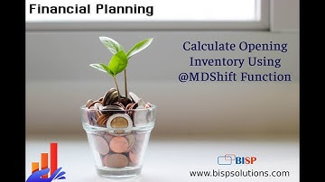 Calculate Opening Inventory Using @MDShift Function | @MDShift | Oracle EPBCS | PBCS | Planning Rule