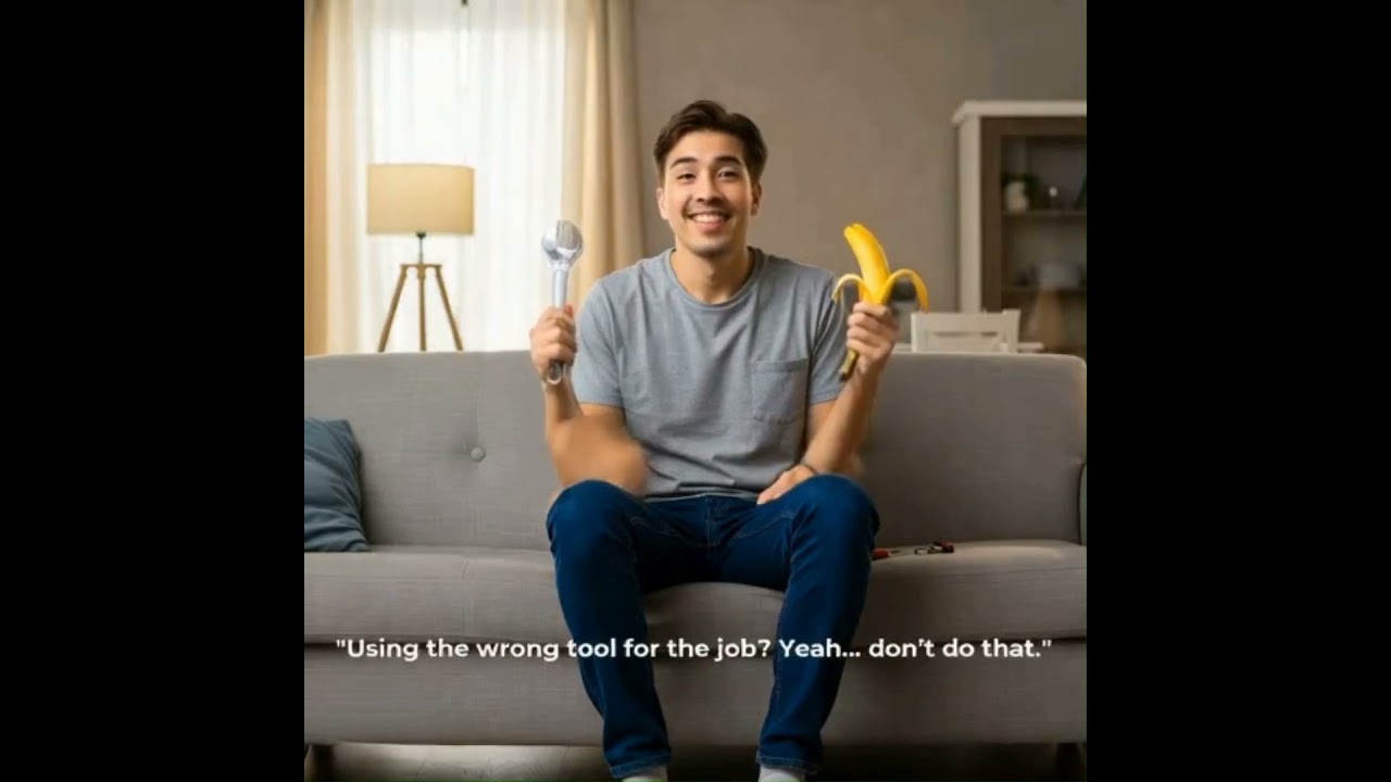 When It Comes to Pleasure, Use the Right Tool 🔧😉 