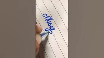 "Assignment" in beautiful writing..🌼✌🏻✨