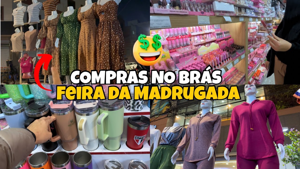 COMPRAS NO BRÁS 🛍️ mostrei os valores + andamos muito por lá + mostrei minhas comprinhas 