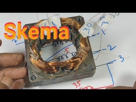 Skema dinamo kipas angin, Cosmos 16" - YouTube