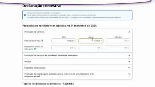 How To Do: Trimestral Declarations for Segurança Social  and Activating Direct Debit screenshot 5