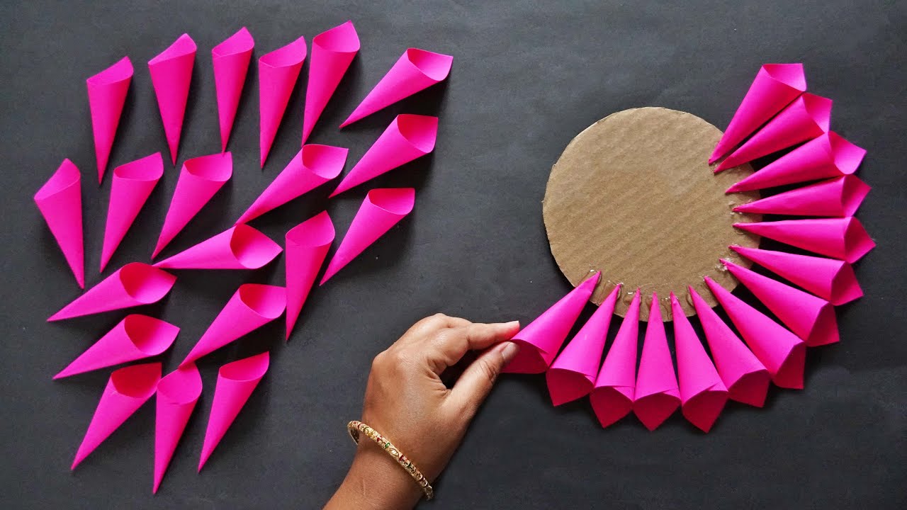 Easy and Quick Paper Wall Hanging Ideas / A4 sheet Wall decor