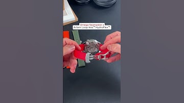 Omega Seamaster 300M on Loop-less™ HydroFlex™