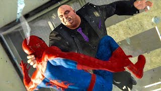 KINGPIN vs SPIDER MAN Boss Fight - SpiderMan PS4 PRO [1080p HD]