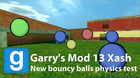 GMOD 13 XASH3D New bouncy balls with physics test