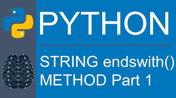 Python | Data Type | String | endswith() Method Using String Suffix & Start Parameter