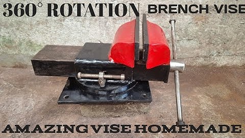 Amazing VISE Homemade | 360° rotation vise | how to make rotating vise | today I make Big vise