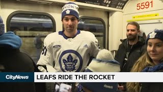 Maple Leafs ride Toronto transit to practice