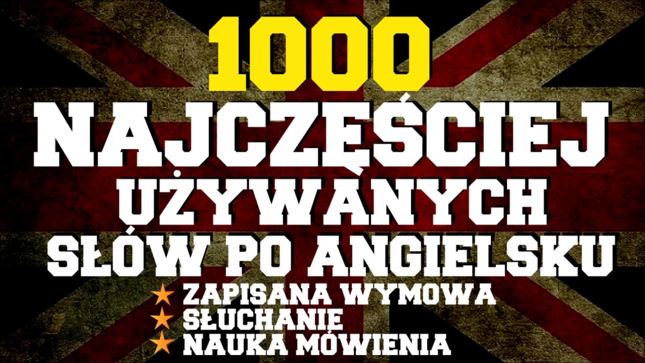 110 ANGIELSKICH SŁÓWEK w 1 godzinę - BEZ WKUWANIA