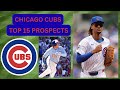 CHICAGO CUBS TOP 15 PROSPECTS HEADING INTO 2026 MLB SEASON