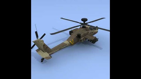 AH64D Apache Longbow Israeli Air Force Helicopter 3D model from CGTrader.com