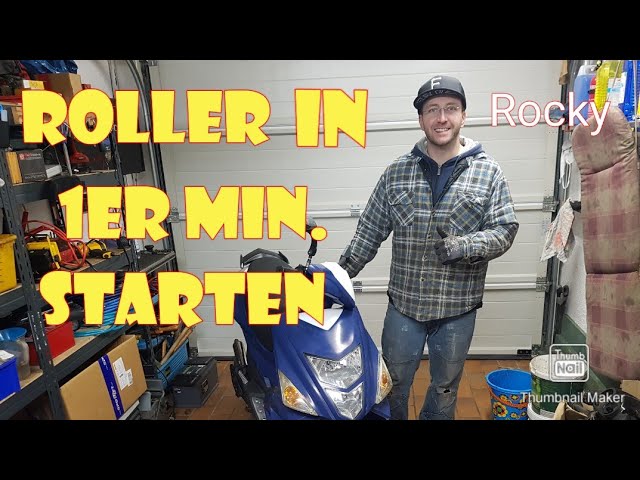 Roller starten in einer Minute / Schnell zum laufen bringen