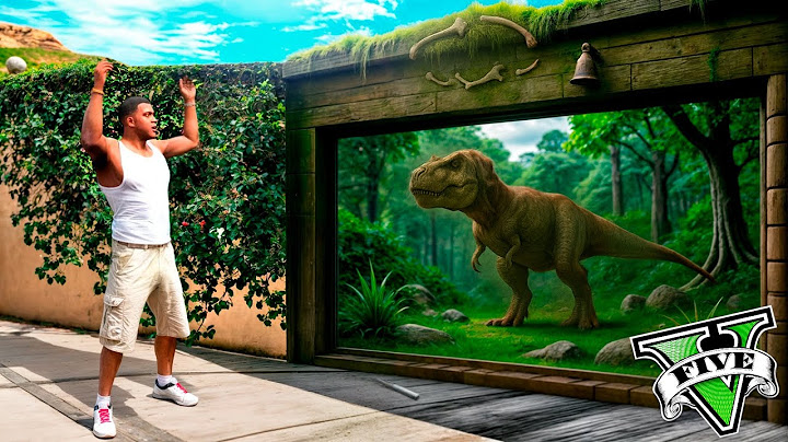 I TRANSFORM FRANKLIN'S HOUSE in JUARASSIC PARK in GTA