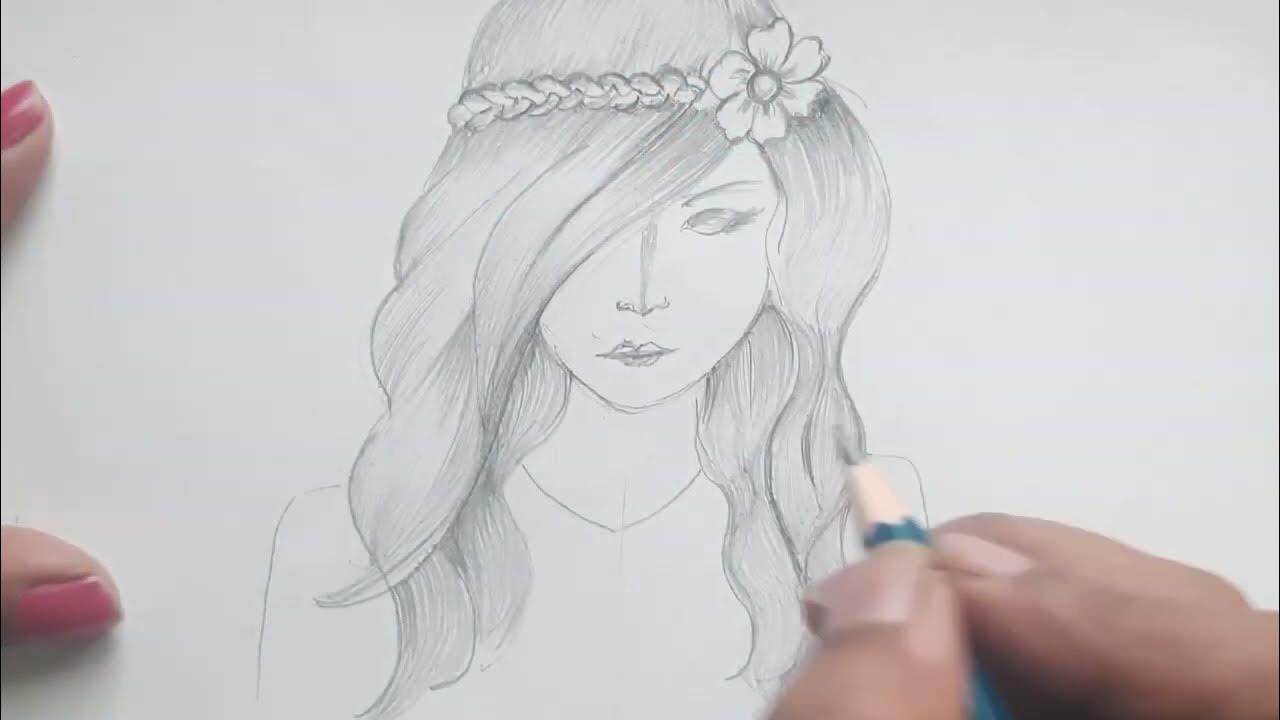 How to draw a girl easy how to draw a girl step by step simple ladki ki drawing kaise banaye