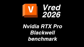 Nvidia Blackwell Pro benchmark in Autodesk Vred 2026