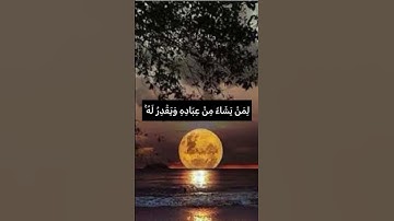 قُلْ إِنَّ رَبِّي يَبْسُطُ الرِّزْقَ لِمَنْ يَشَاءُ مِنْ عِبَادِهِ وَيَقْدِرُ لَهُ ۚ❤️#سورة_سبأ