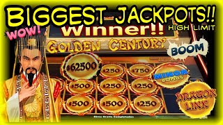 ⚠Wow!! This is Amazing!! Biggest Jackpots in High Limit on Dragon Link | Golden Century