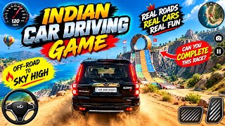INSANE INDIAN CAR DRIVING GAME! 🚙💨 SUV Sky-High Stunt Challenge 😱🏁 #Gaming #CarDriving screenshot 4