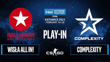 CS:GO - Wisła All iN! vs. Complexity [Mirage] Map 2 - IEM Katowice 2021 - Play-In