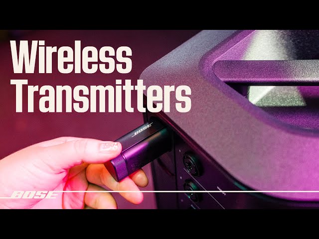 Bose S1 Pro+ – Using a Wireless Transmitter