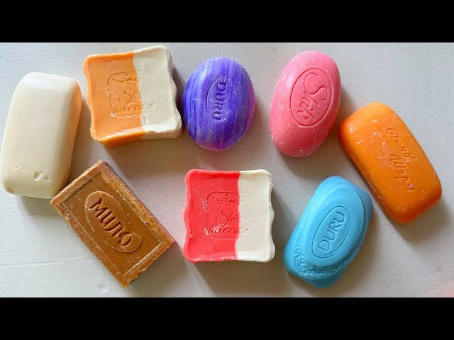 Dry Soap carving ASMR\ relaxing sounds\ No talking. Satisfying ASMR video\ Cutting soap