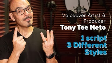 How to Voiceover Script Analysis - Movie Trailer - 1 Script 3 Styles - Tony Tee Neto #drophousevobtm