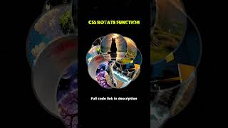 CSS Rotate Function #css #html #codetomato