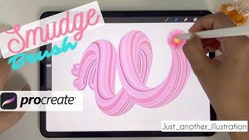 How to make a smudge brush in PROCREATE in just 5 simple steps😄👍🏻 #procreate #procreatebrush