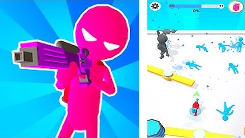 Paintman 3D - Color shooter #1 (by Freeplay Inc) - Android Game Gameplay