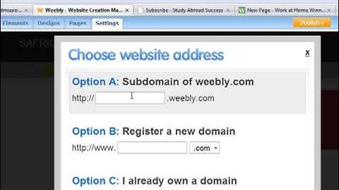 How to Build SubPages on Your Weebly Website