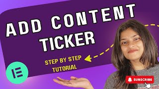 How to Add a Content Ticker to Your Elementor Website | Step-by-Step Guide