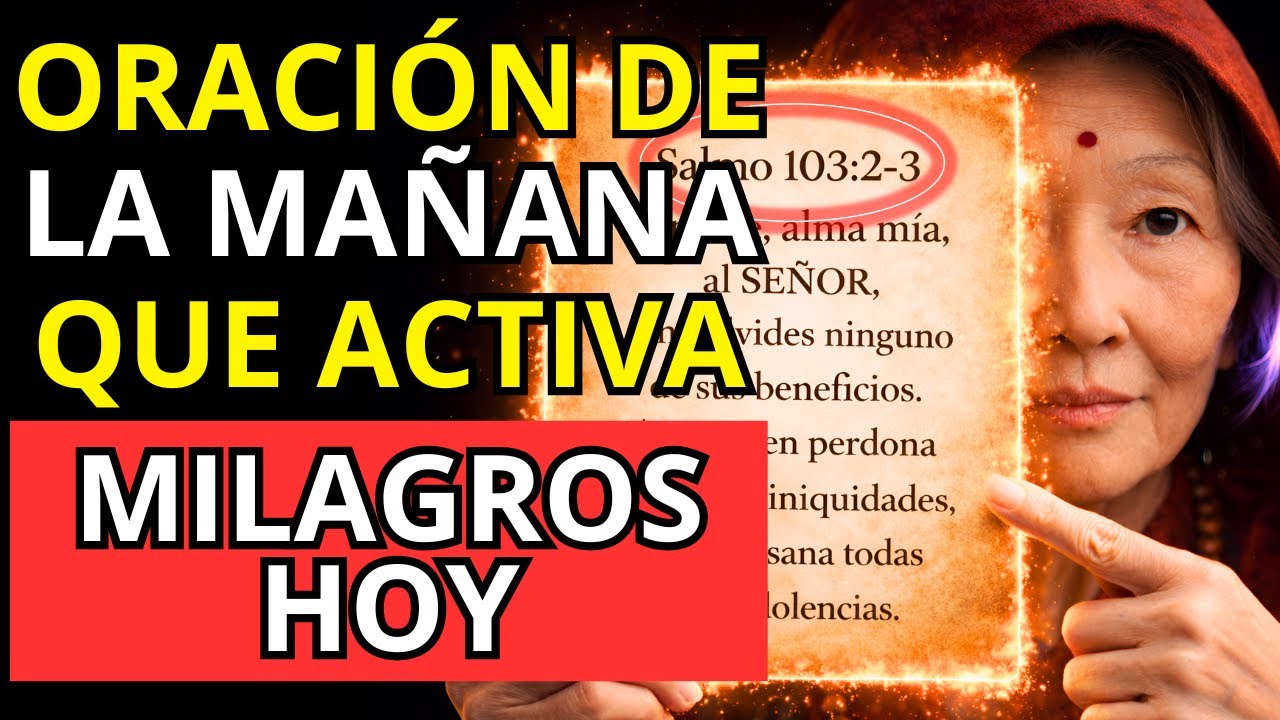 ORACIÓN PODEROSA DE LA MAÑANA | Dios SANA y RESTAURA Tu Vida Hoy - YouTube