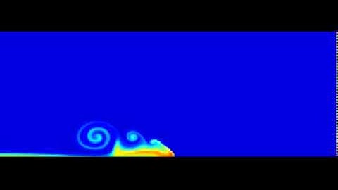 A density current solution using a spectral galerkin method with rk4 timestepping