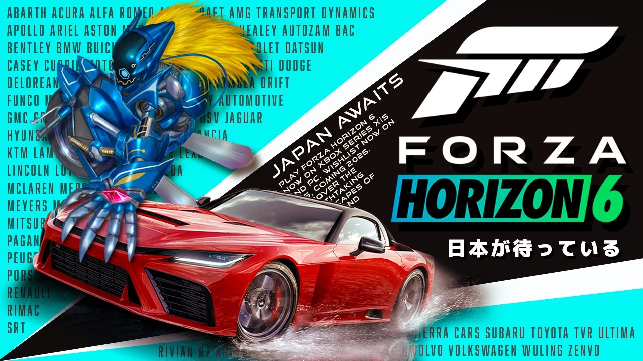 【Forza Horizon 6/ネタバレ有り】初めてのレースシミュレーターPart5【完全初見/人外Vtuber/個人勢Vtuber】