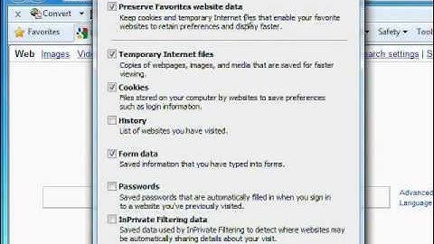 How to Delete IE 8 Cache & Browser History