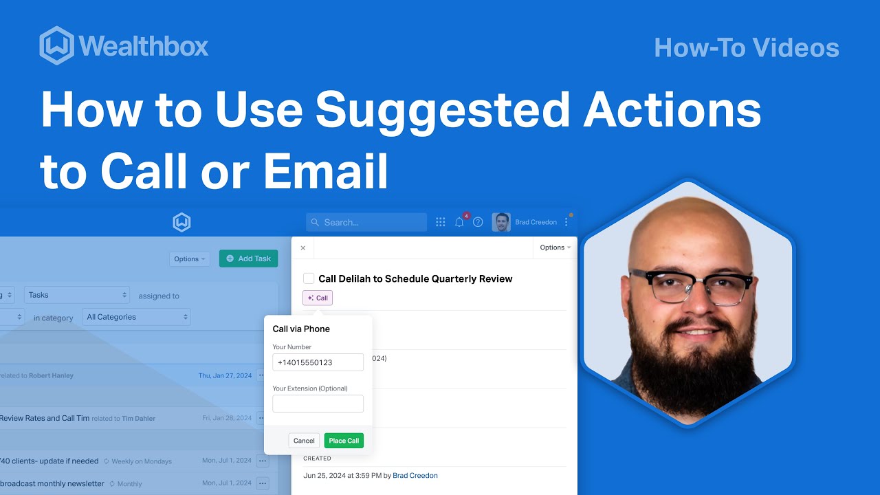 How to Use Suggested Actions to Call or Email - YouTube