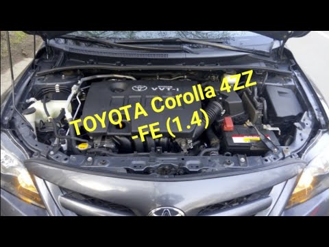 Кратко о двигателе Тойота Королла 4ZZ-FE (1.4)