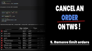 How to Cancel an Order on TWS Using Python - Easy Tutorial | Quantreo