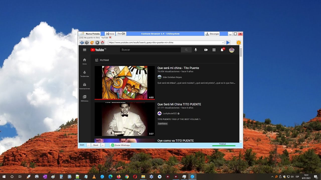 Navegador Web Ultraligero Fastnow Browser 1.4 - Ericksystem - YouTube