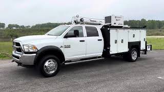 2018 DODGE RAM 5500 4X4 MECHANICS TRUCK CRANE COMPRESSOR SERVICE TRUCK MAINTAINER FOR SALE