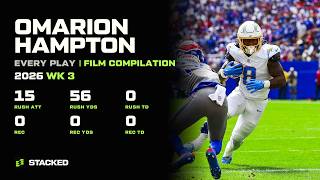 Omarion Hampton: Every Touch of 2026 Week 3 | Full Film Compilation