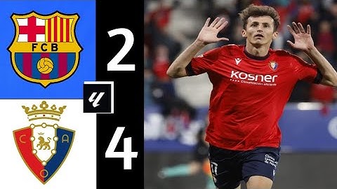 Osasuna vs Barcelona  4 - 2 || Highlights &All Goals || Laliga 2024/25