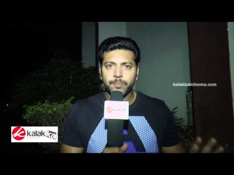 Jayam Ravi at Thani Oruvan Movie Press Show