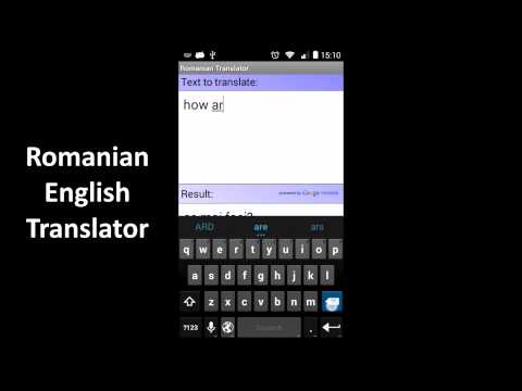 Romanian English Translator