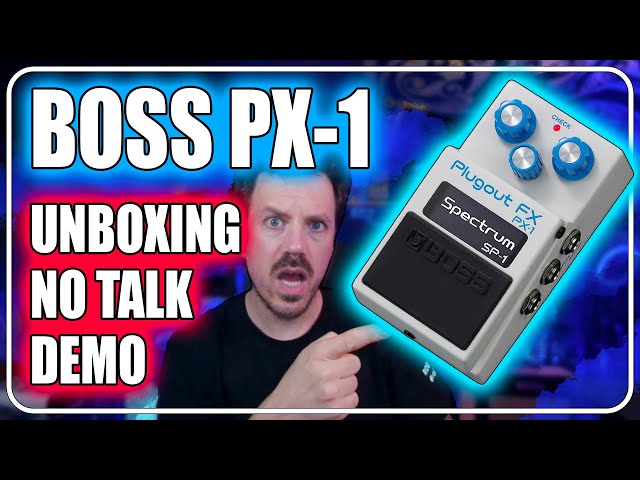 BOSS PX-1 | Unboxing, First Power On and Sound Demo (No Talk